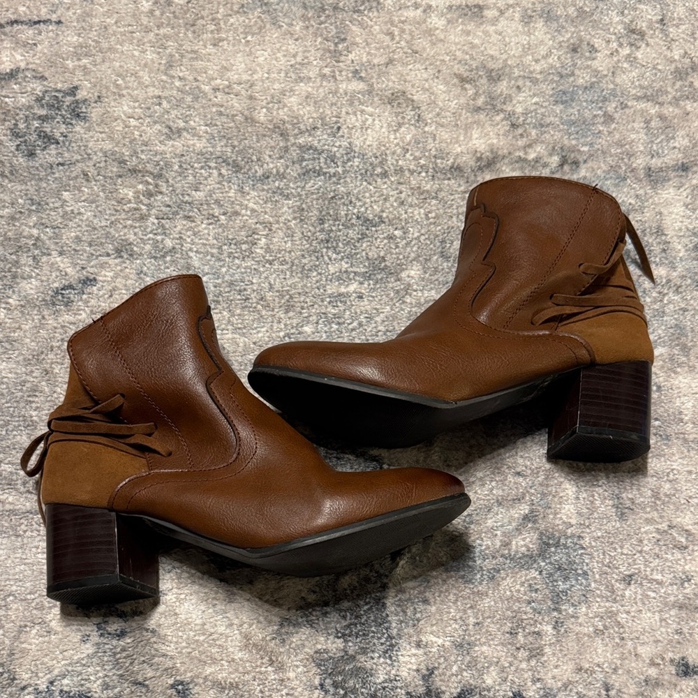 Women’s Brown Leather Ankle Boots